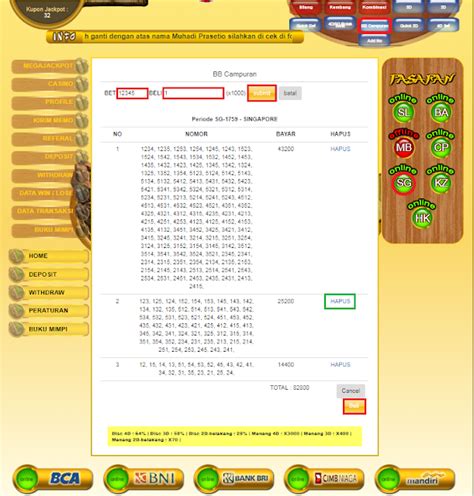 WAP Bandar Togel: BB CAMPURAN.